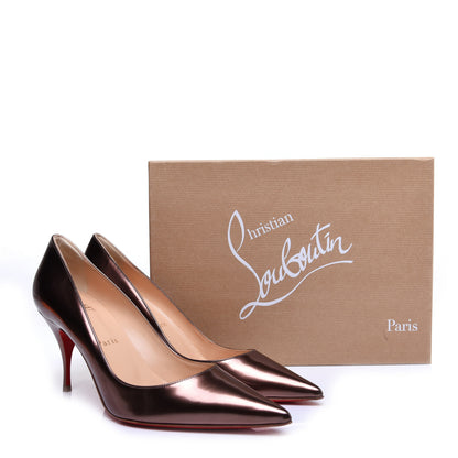 Christian Louboutin Patent Clare 80 Pumps 36.5 Bronze 12 of 12