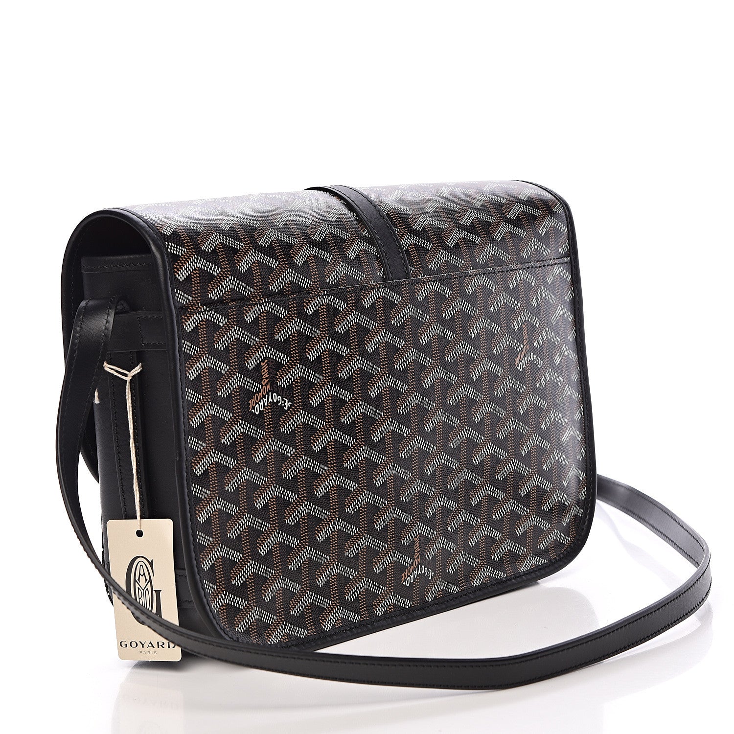 Goyard Goyardine Belvedere II MM Messenger Bag Black 3 of 12