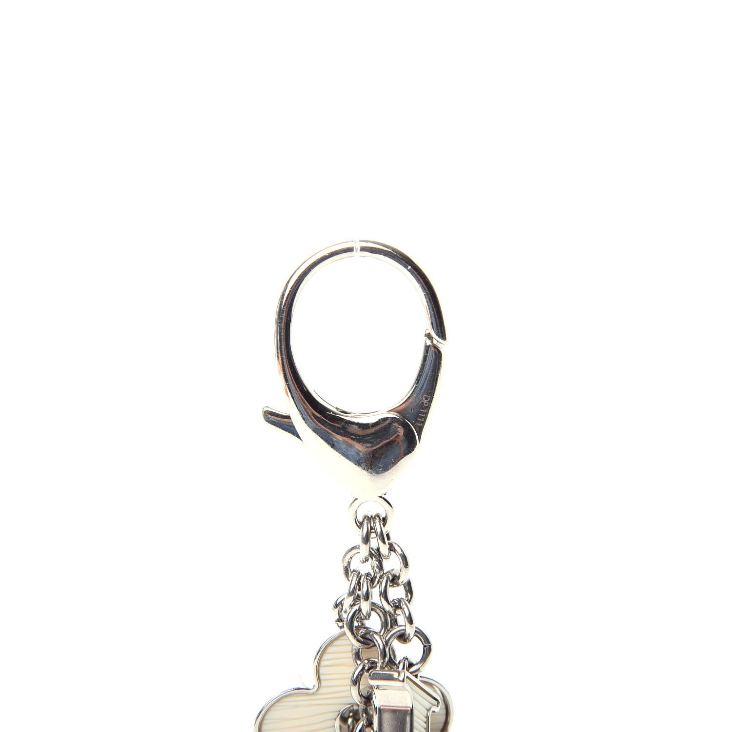 Louis Vuitton Fleur d Epi Bag Charm Ivory 4 of 5