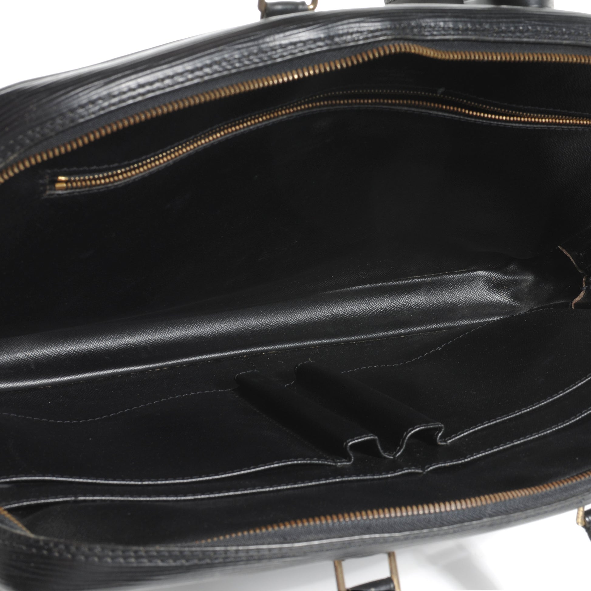 Louis Vuitton Epi Porte-Documents Voyage Briefcase Black 5 of 7
