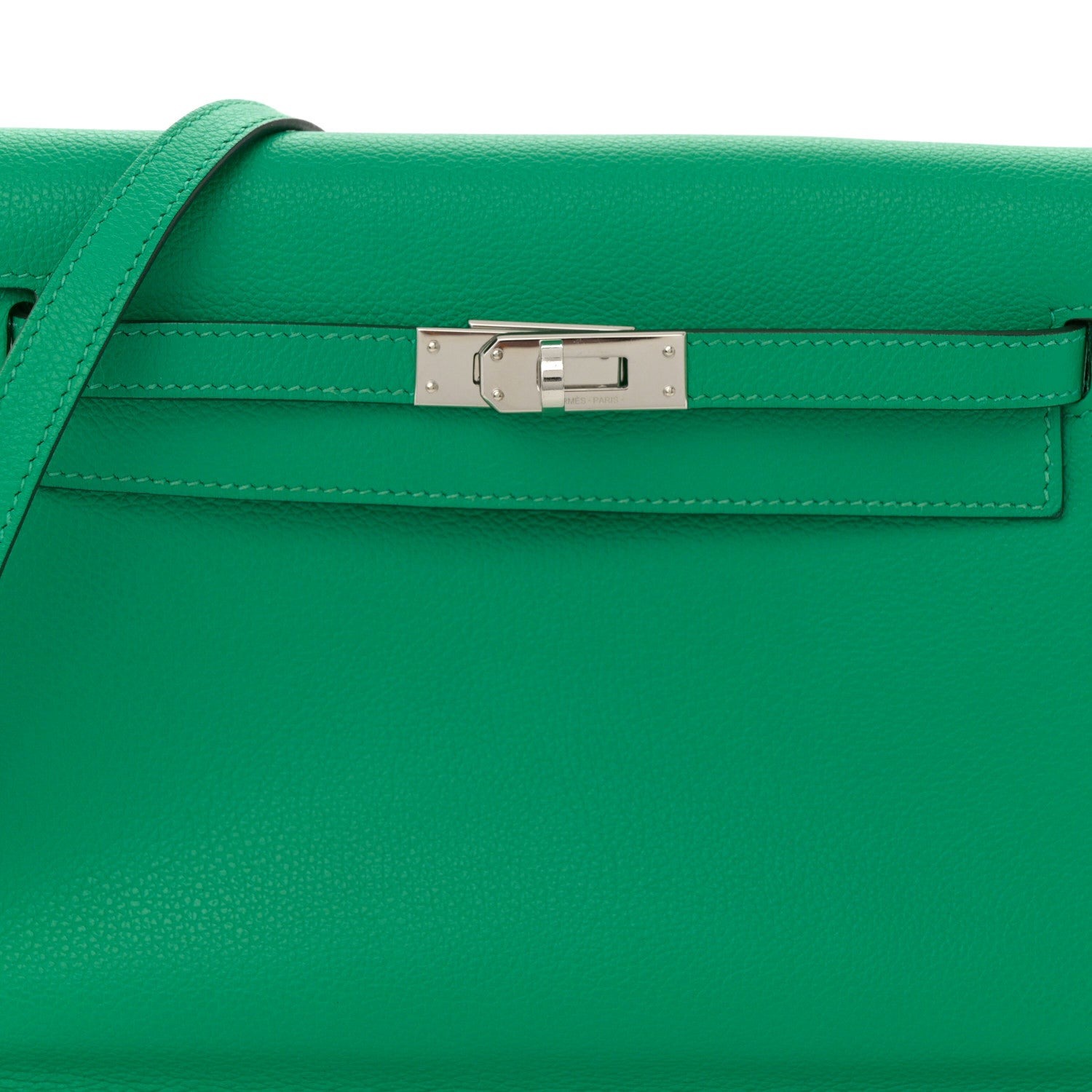 Hermes Evercolor Kelly Danse II Belt Bag Menthe 8 of 14