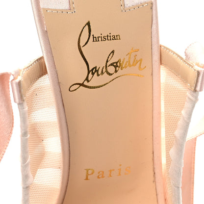 Christian Louboutin Chiffon Goya Ruban 120 Pumps 37 Petale 6 of 7
