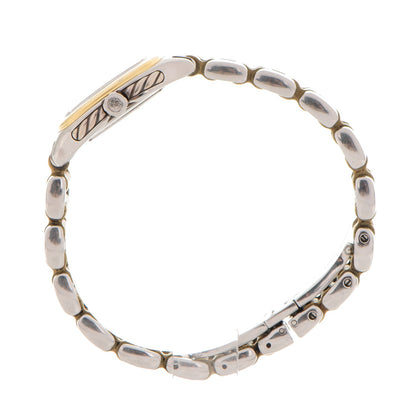 David Yurman Stainless Steel 18K Yellow Gold Mother of Pearl 25mm Thoroughbred Quartz Watch 4 of 7