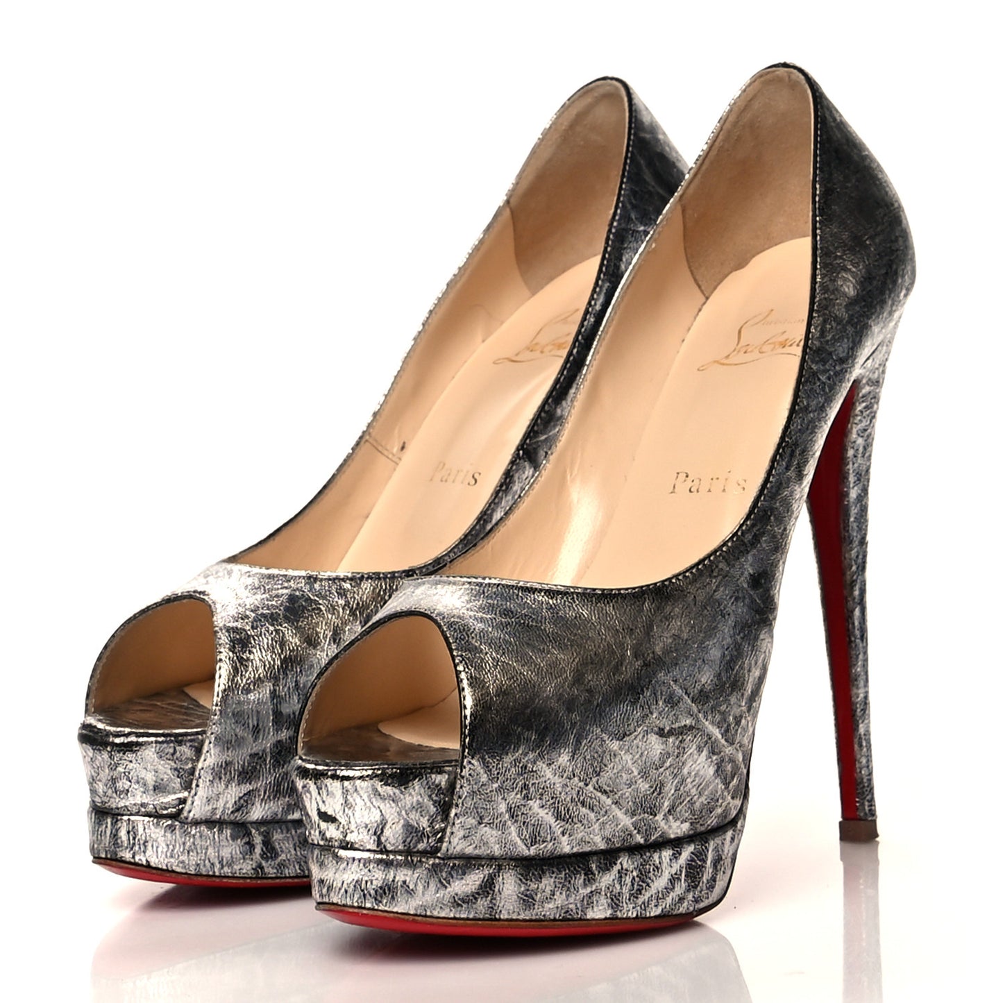 Vitello Palais Royal 140 Pumps 38.5 Silver
