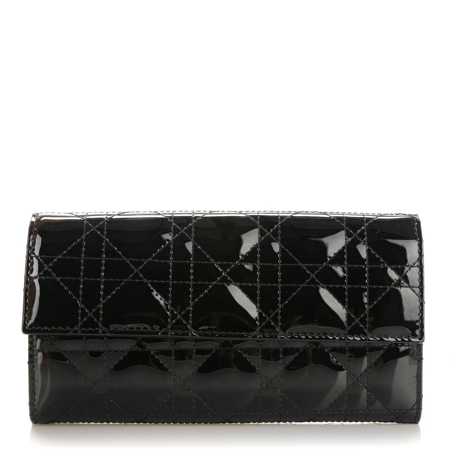 Patent Cannage Rendez-vous Chain Wallet Black