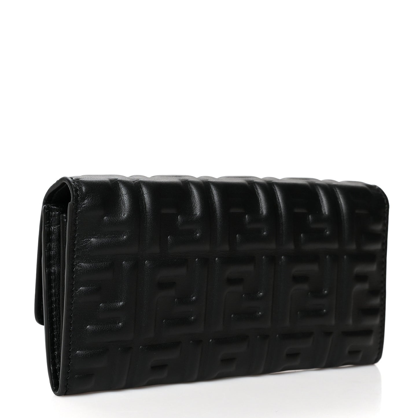 Nappa Matisse FF Embossed Continental Wallet Black