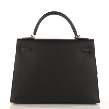 Hermes Sombrero Kelly Sellier 32 Black 5 of 19