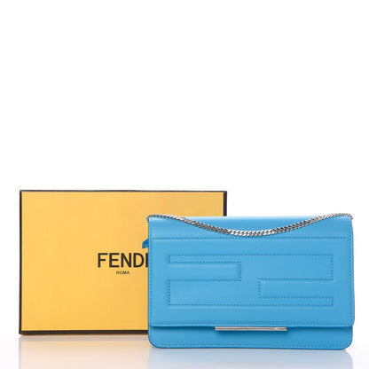 Fendi Vitello Flamingo Tube Wallet on Chain Maldives 8 of 8