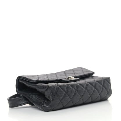 Chanel Grained Calfskin Quilted 2.55 Reissue Flap Belt Bag Clutch Black 3 of 12