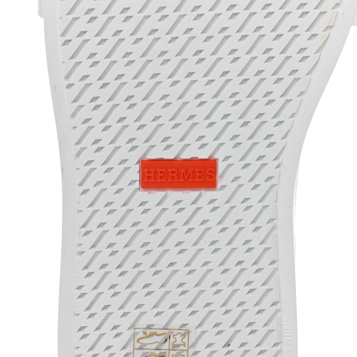 Hermes Calfskin Day Sneakers 37.5 White 8 of 9