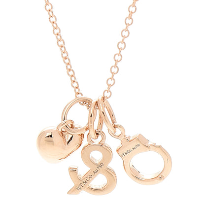 Tiffany 18K Rose Gold Naughty and Nice Pendant Necklace 6 of 8