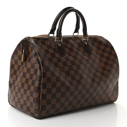 Louis Vuitton Damier Ebene Speedy 35 3 of 12