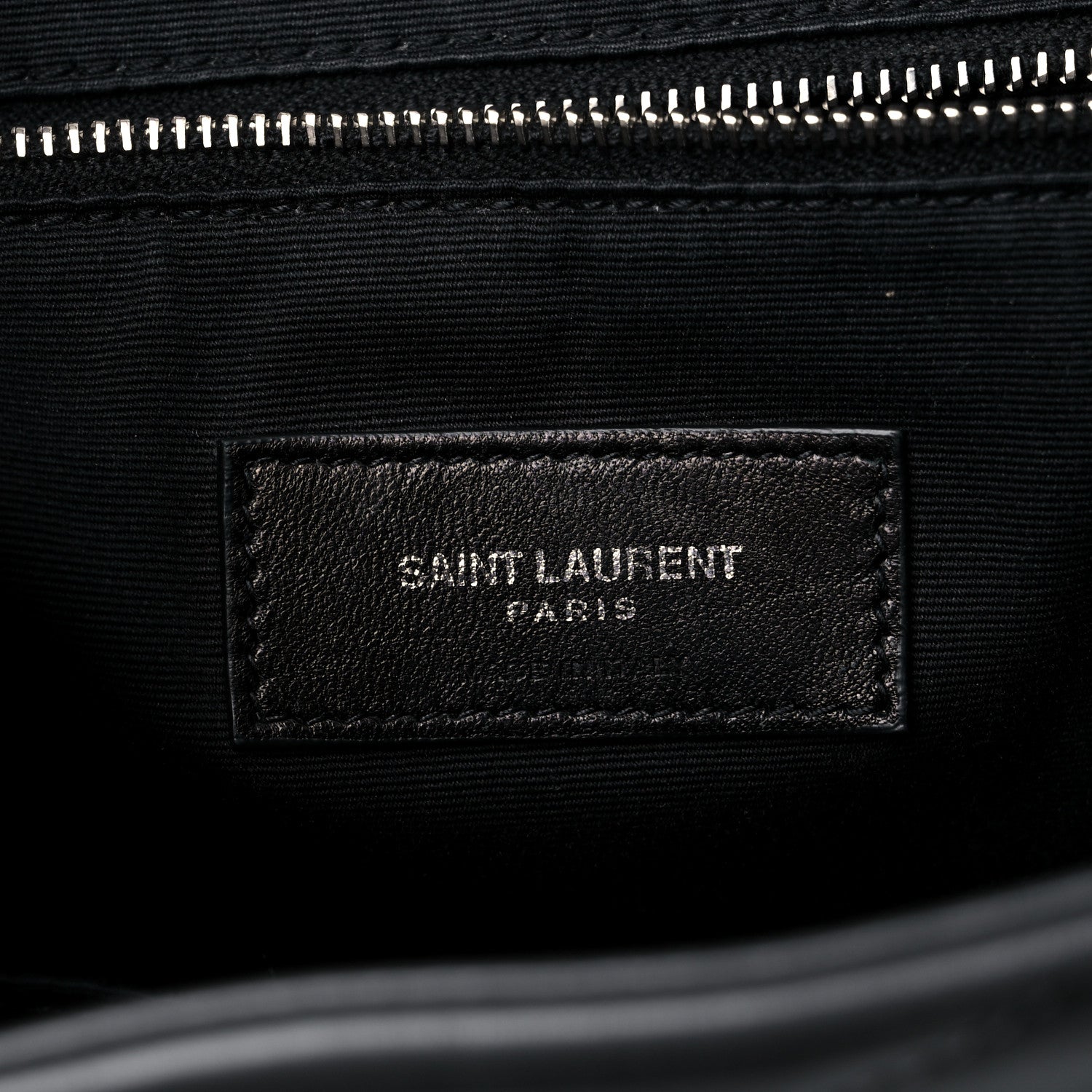 Saint Laurent Calfskin Y Quilted Monogram Medium Loulou Backpack Storm 7 of 16