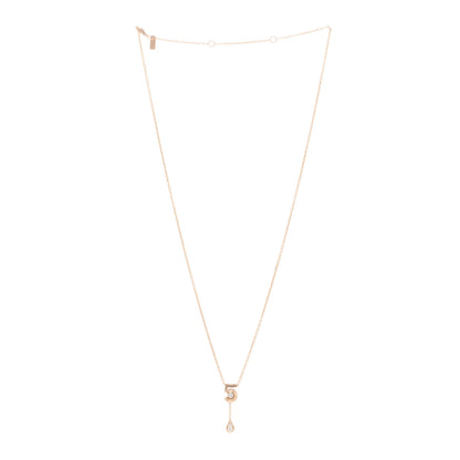 Chanel 18K Beige Gold Diamond Eternal No 5 Necklace 3 of 5