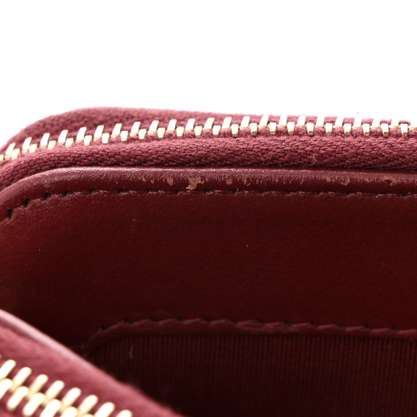 Caviar Quilted Small Boy Clutch With Chain Burgundy