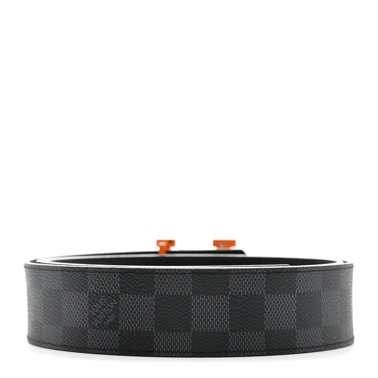 Louis Vuitton Damier Graphite 40mm LV Optic Reversible Belt 110 44