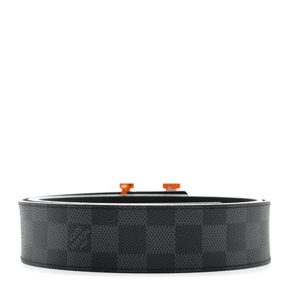 Louis Vuitton Damier Graphite 40mm LV Optic Reversible Belt 110 44 2 of 7