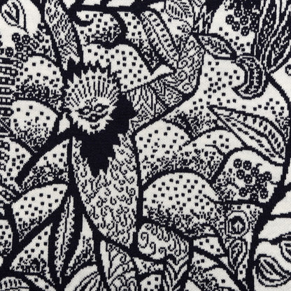 Christian Dior Wool Toile De Jouy Sauvage Scarf Black White 4 of 4