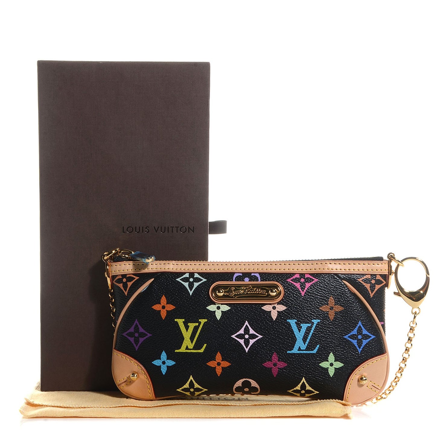 Monogram Multicolor Pochette Milla MM Black