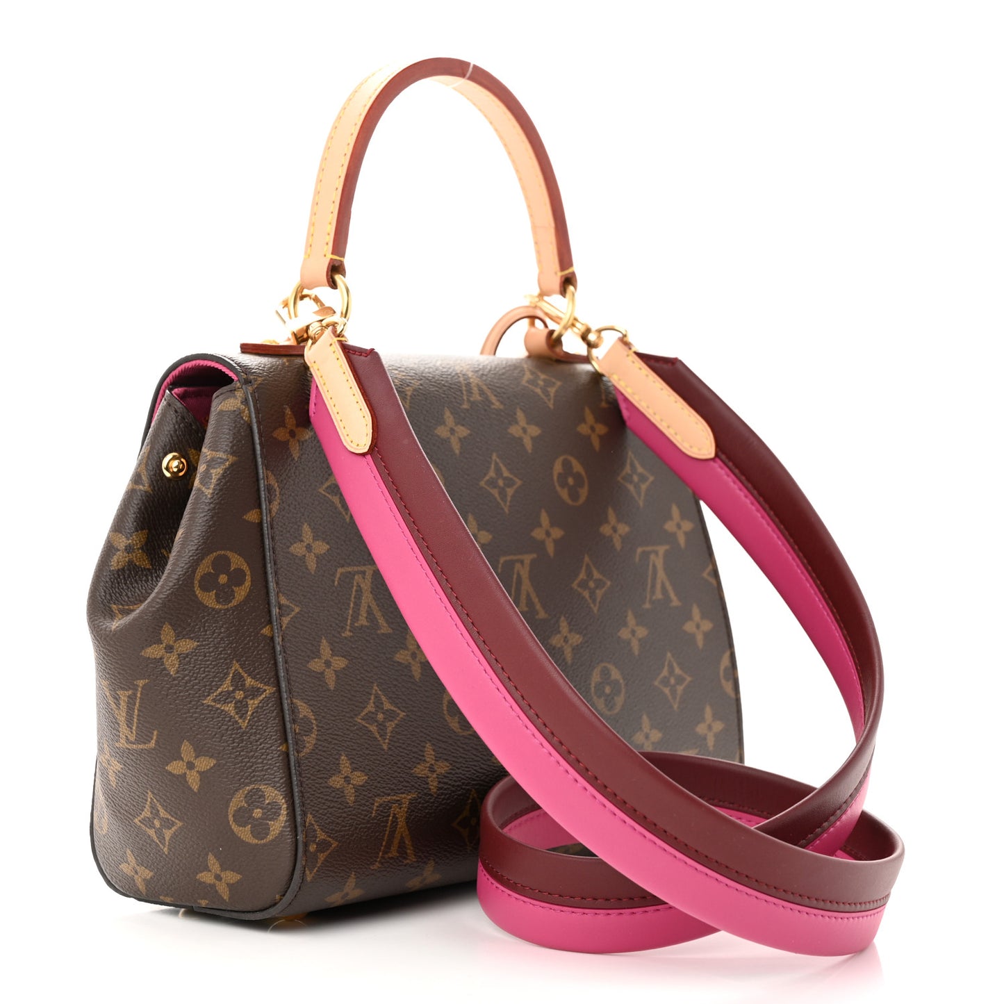 Monogram Cluny BB Bordeaux Fuchsia