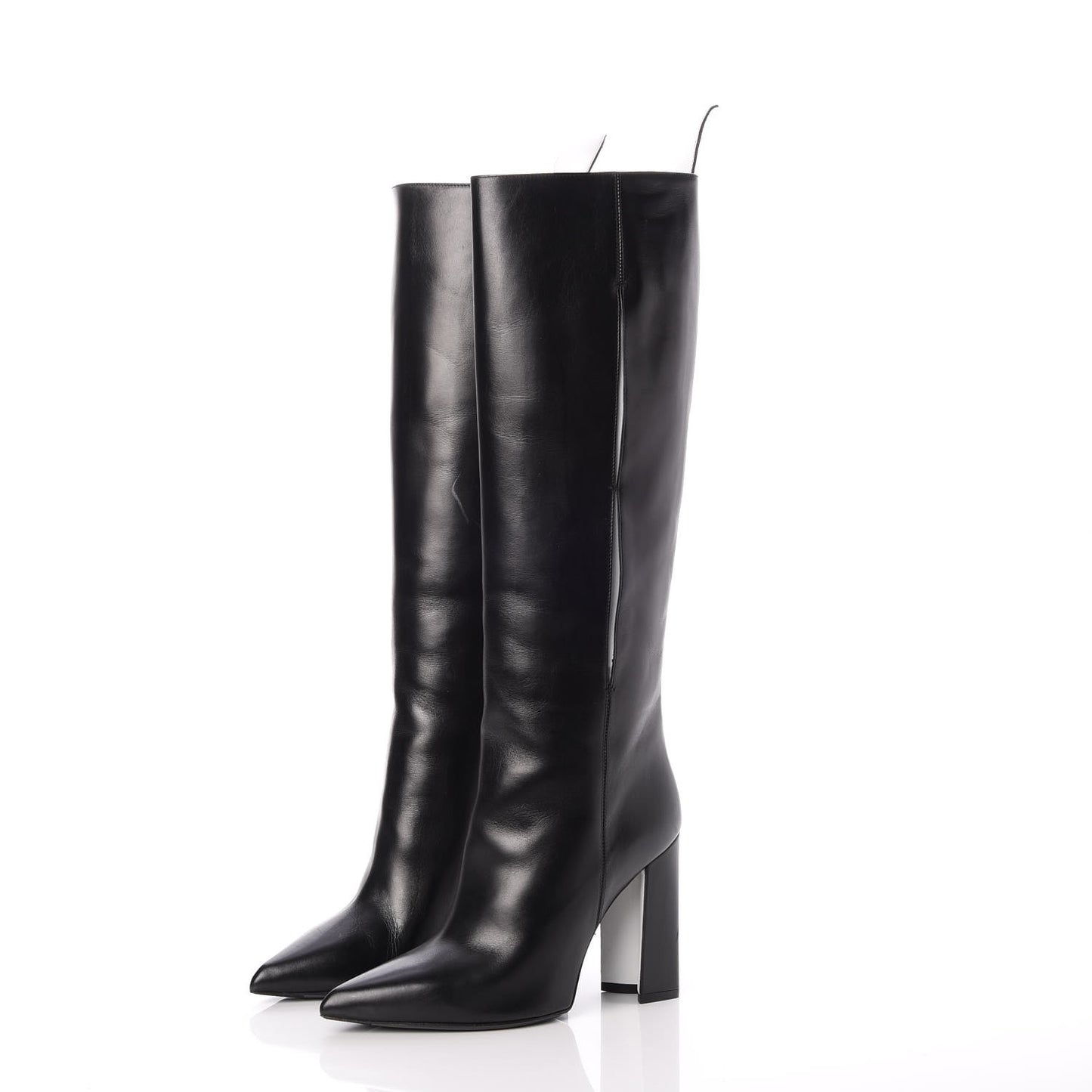 Calfskin Matchmake Boots 37 Black