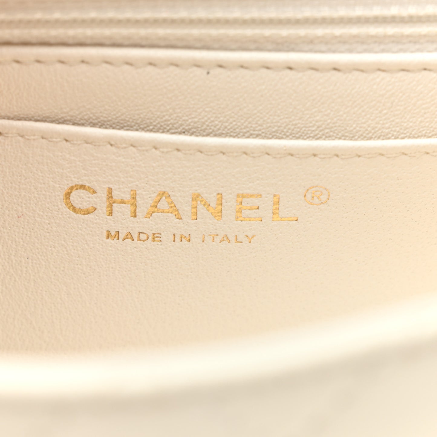 Aged Calfskin Quilted 2.55 Reissue Mini Flap White White