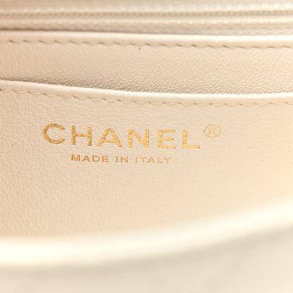 Chanel Aged Calfskin Quilted 2.55 Reissue Mini Flap White White 6 of 10