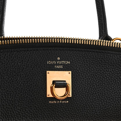 Louis Vuitton Calfskin City Steamer MM Magnolia Black 6 of 13
