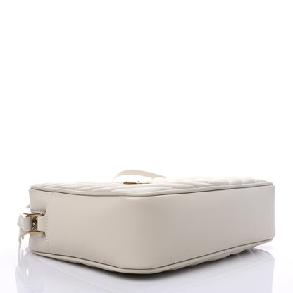 Saint Laurent Calfskin Matelasse Monogram Lou Camera Bag Crema Soft 4 of 7