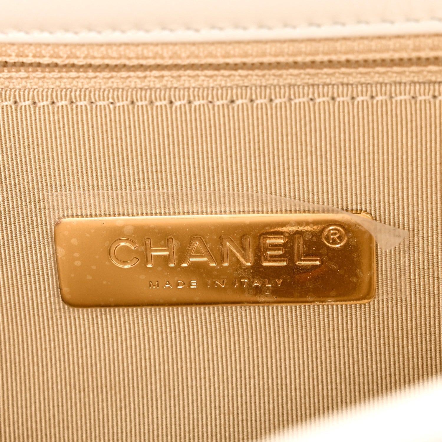 Chanel Goatskin Quilted Medium Chanel 19 Flap White 5 of 9
