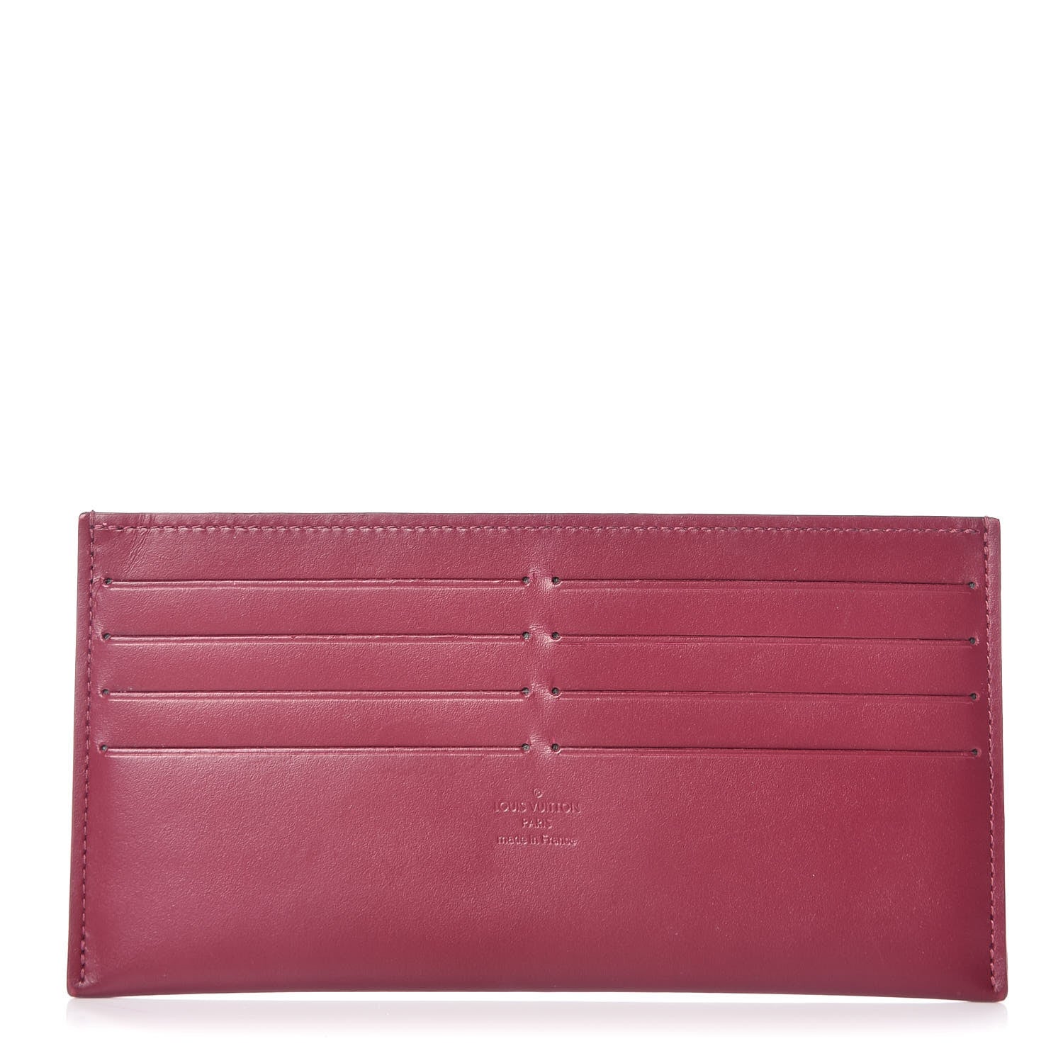 Louis Vuitton Calfskin Felicie Card Holder Insert Magenta 1 of 6