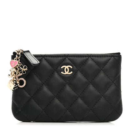 Chanel Lambskin Quilted Casino Coin Purse Black 1 of 11