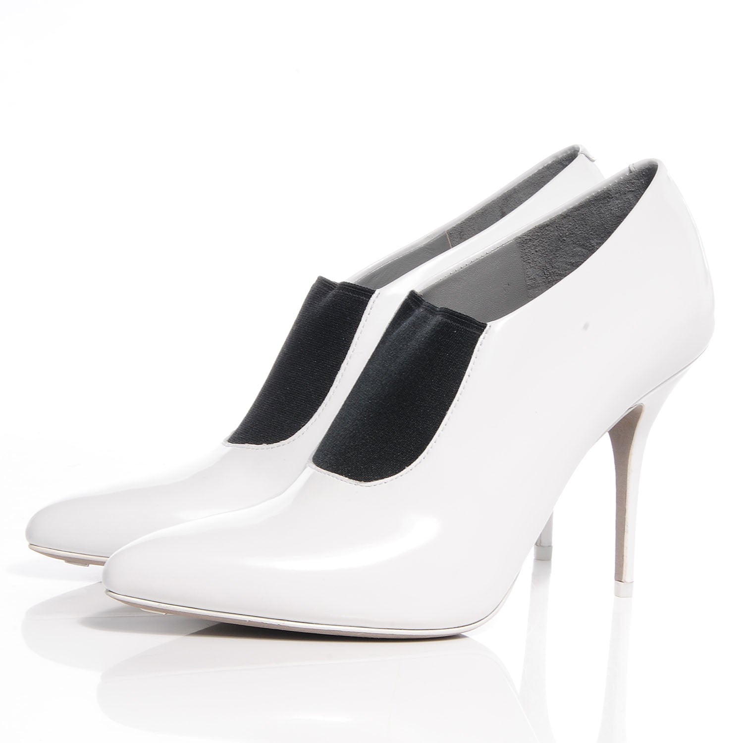 Alexander Wang Calfskin Natasha 120 Ankle Booties 37.5 Peroxide 3 of 8