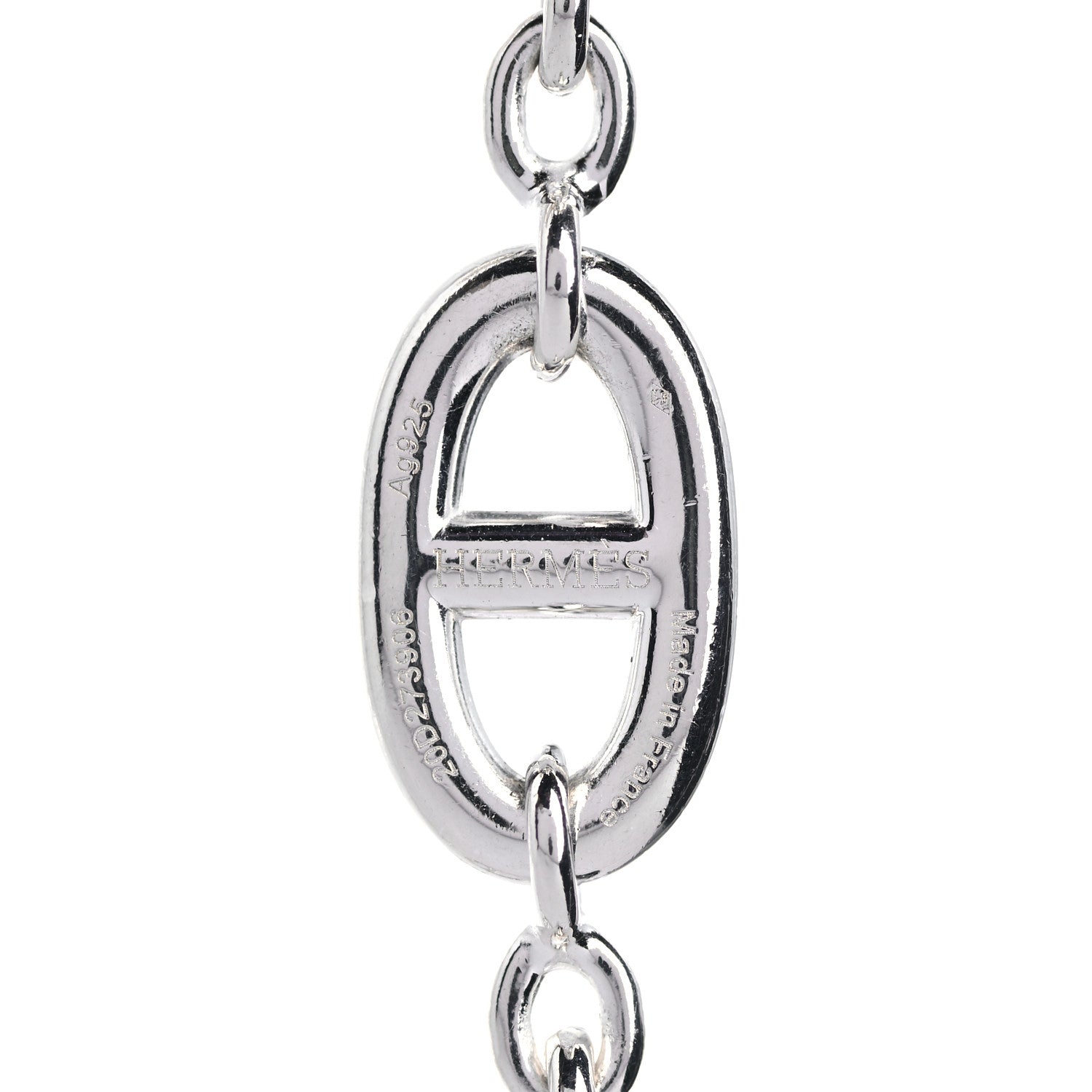 Hermes Sterling Silver Farandole Necklace 160 3 of 5