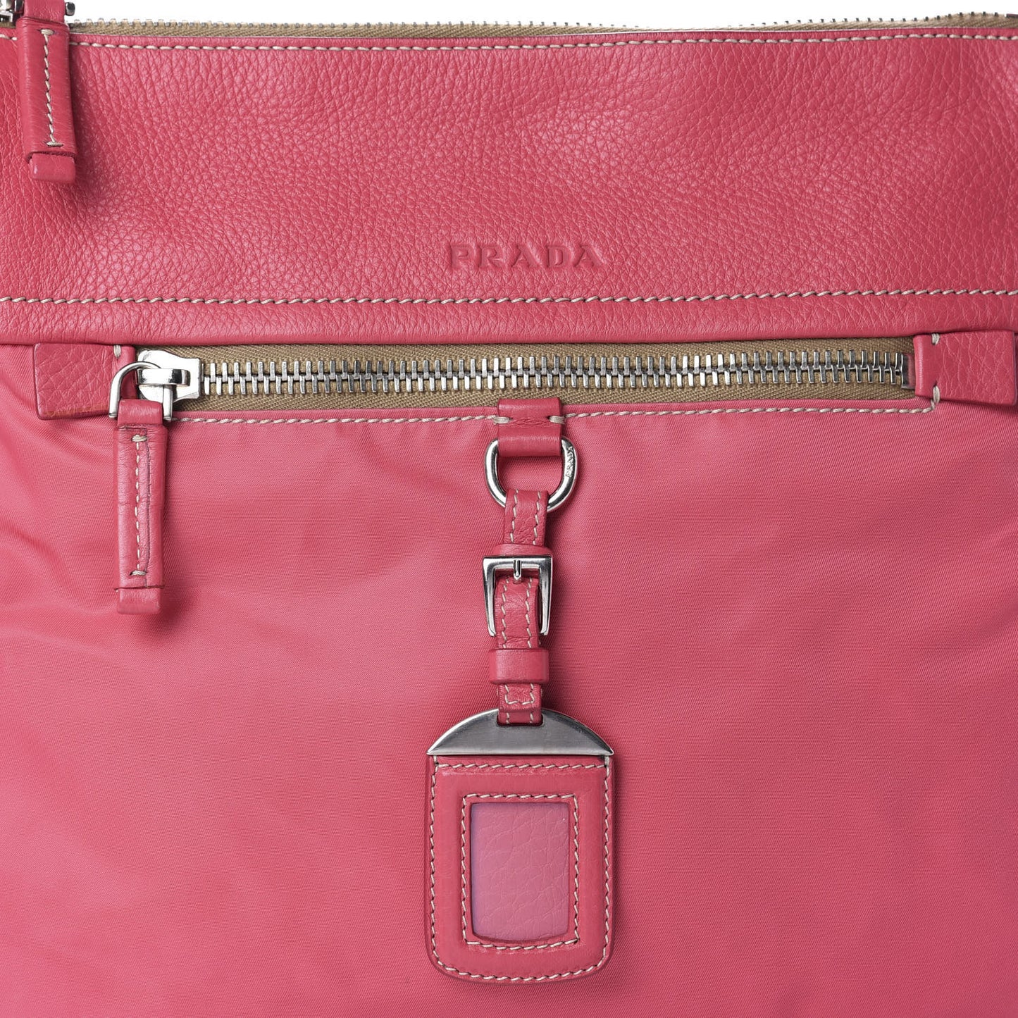 Nylon Vitello Daino Hobo Fuxia