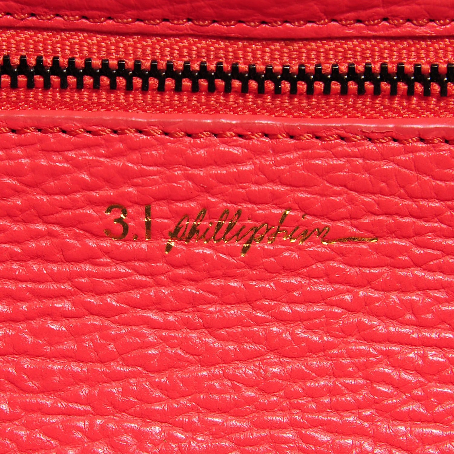 3.1 Phillip Lim 3.1 Textured Calfskin Medium Pashli Satchel Coral 5 of 12