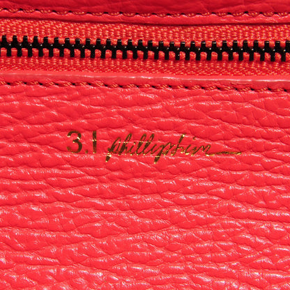 3.1 Phillip Lim 3.1 Textured Calfskin Medium Pashli Satchel Coral 5 of 12