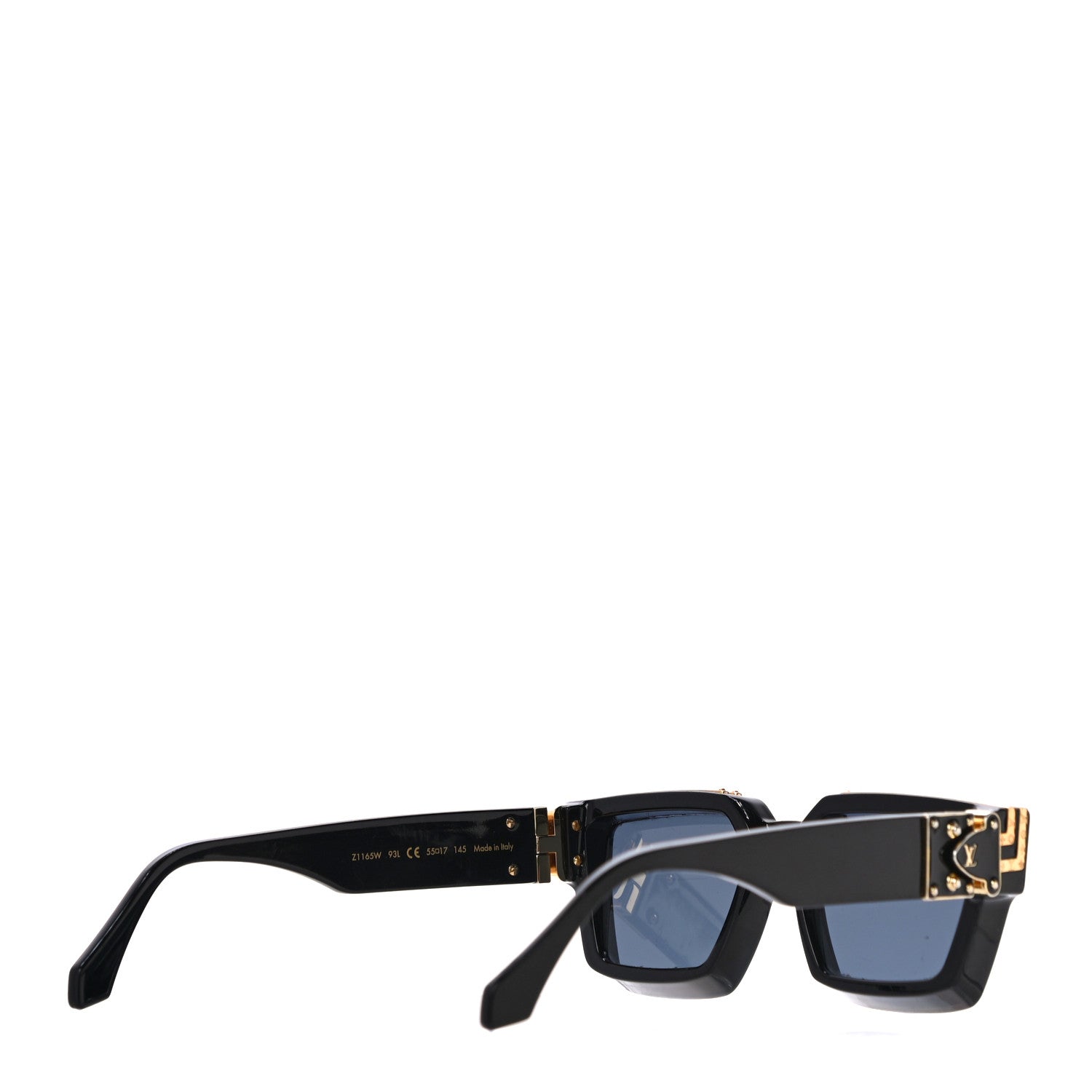 Louis Vuitton Acetate 1.1 Millionaires Sunglasses Z1165E Black 2 of 12