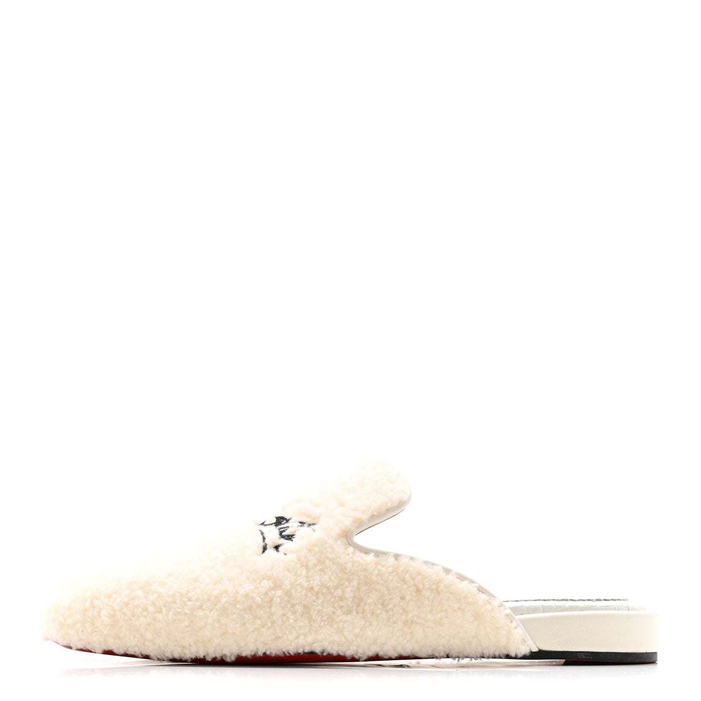 Shearling Womens Coolito Donna Loafer Mules 40.5 White