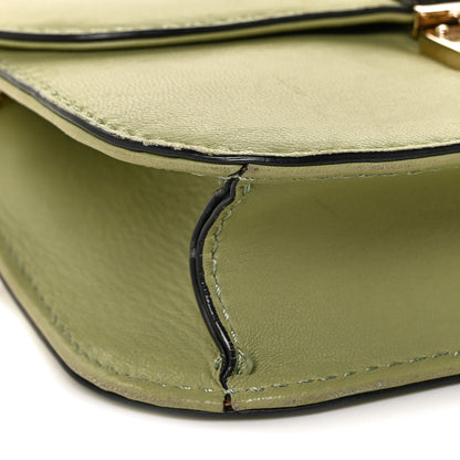 Valentino Garavani Vitello Small Glam Lock Rockstud Flap Green 6 of 9