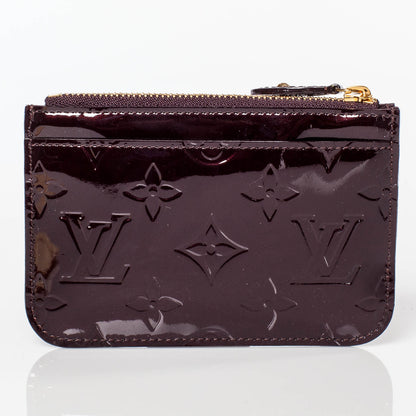 Louis Vuitton Vernis Key Pouch Amarante 3 of 8