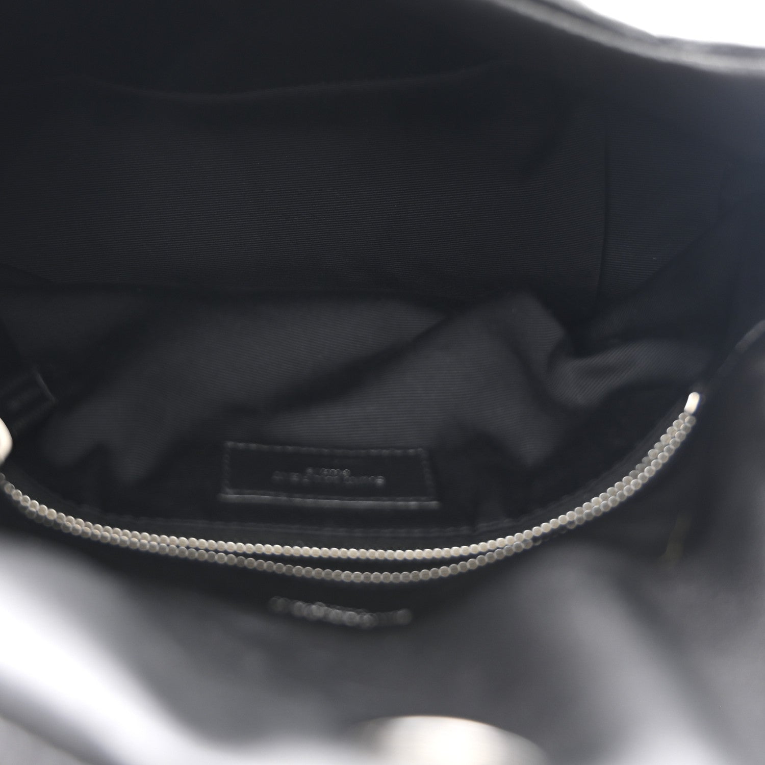Saint Laurent Lambskin Quilted Small Loulou Puffer Monogram Chain Satchel Black 5 of 10