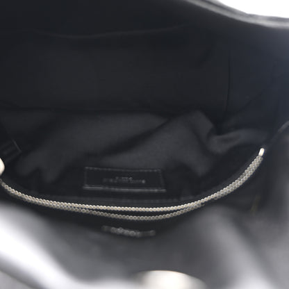 Saint Laurent Lambskin Quilted Small Loulou Puffer Monogram Chain Satchel Black 5 of 10