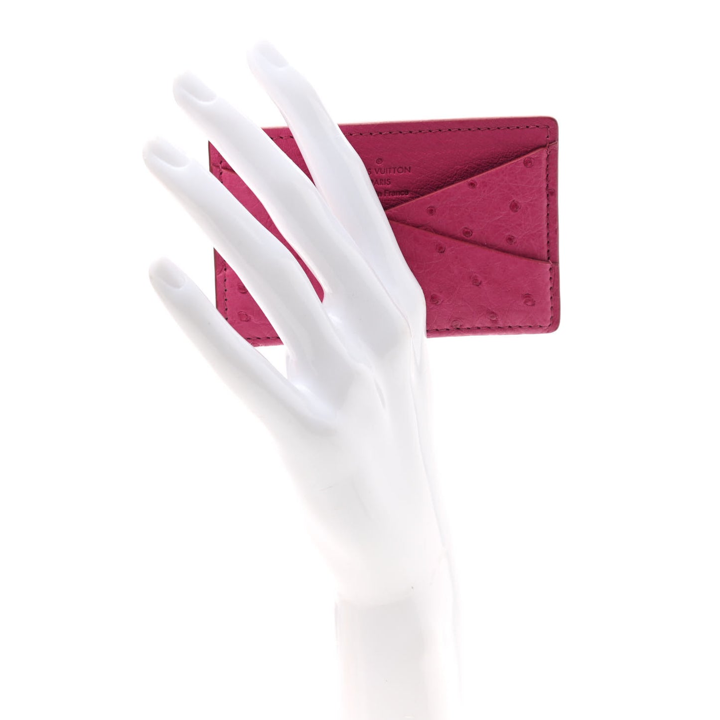 Ostrich Card Holder Berry