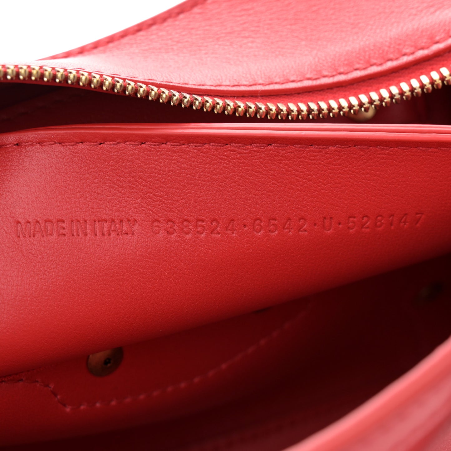 Smooth Calfskin Neo Classic Brass Hardware Mini City Red