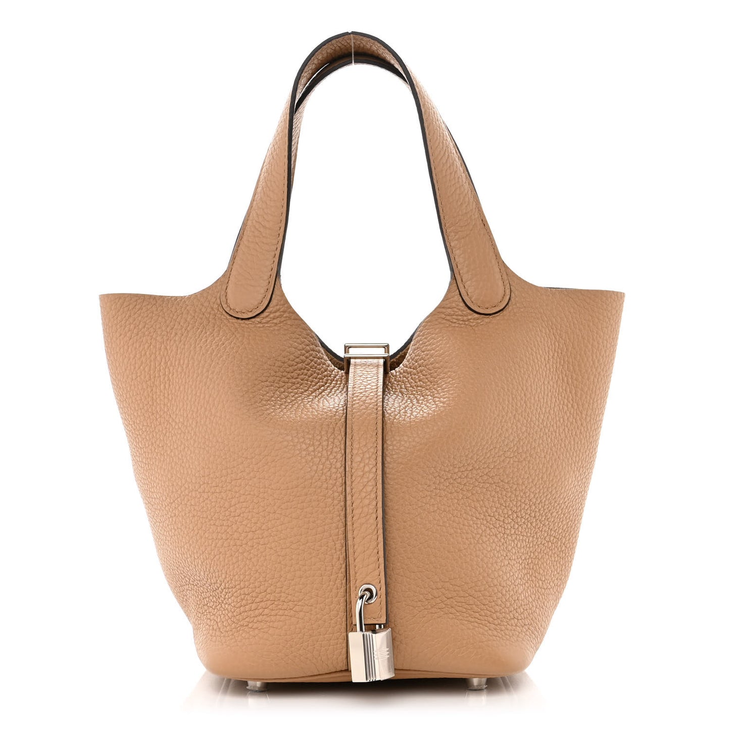 Taurillon Clemence Picotin Lock 18 PM Chai