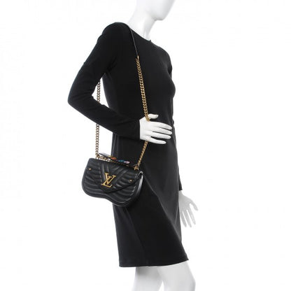 Louis Vuitton Calfskin New Wave Chain PM Black 2 of 7