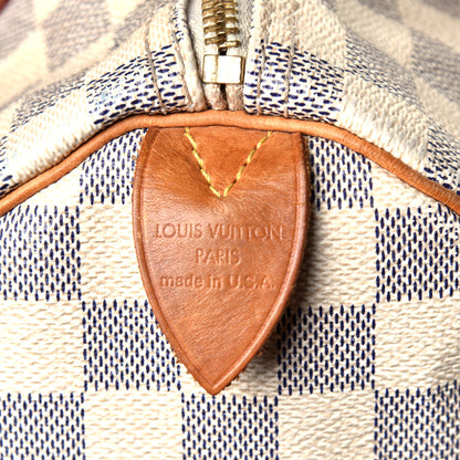 Louis Vuitton Damier Azur Speedy 30 5 of 8