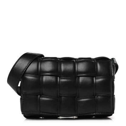 Bottega Veneta Nappa Maxi Intreccio Small Padded Cassette Crossbody Bag Black 1 of 9