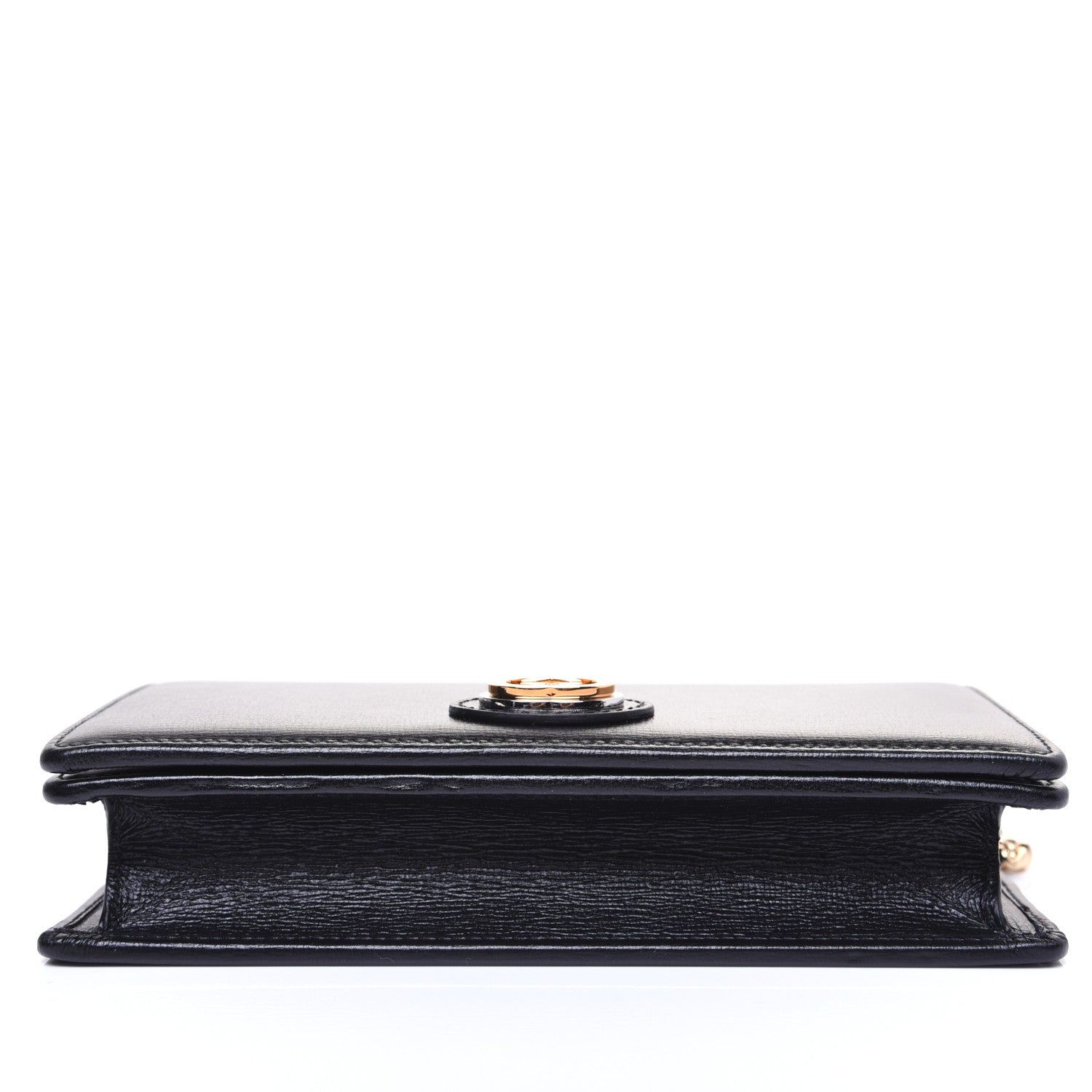 Gucci Azalea Calfskin Marina Chain Wallet Black 12 of 17